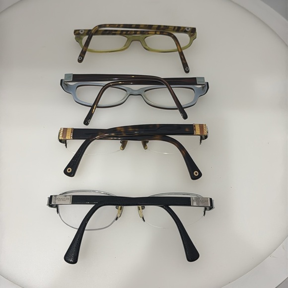 Lot of 10 pairs of designer eyeglasses frames for parts or repair Coach Brighton - Picture 4 of 8
